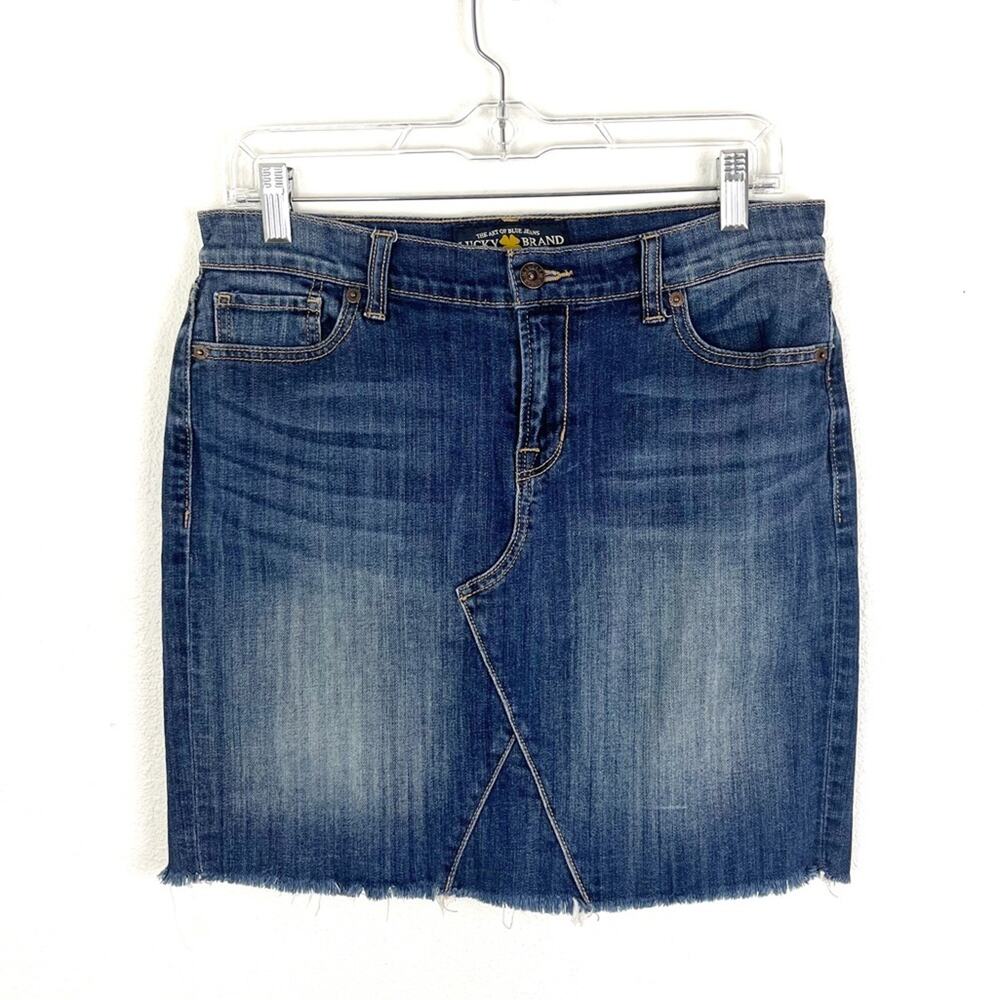 Lucky Brand Blue Denim Skirt